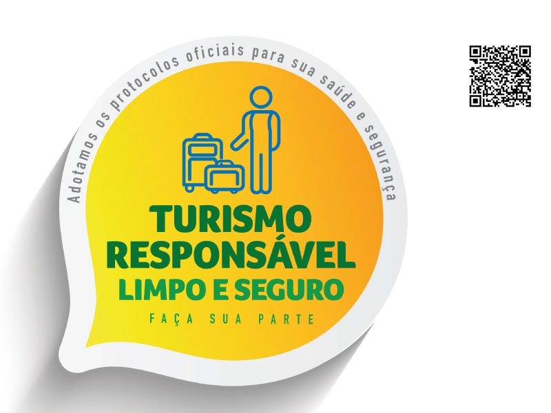Selo - Turismo responsável, limpo e seguro